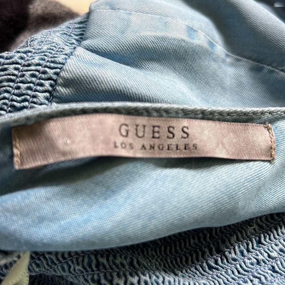 NEW GUESS LOS ANGELES Halter jumpsuit sz 28 - Picture 5 of 7